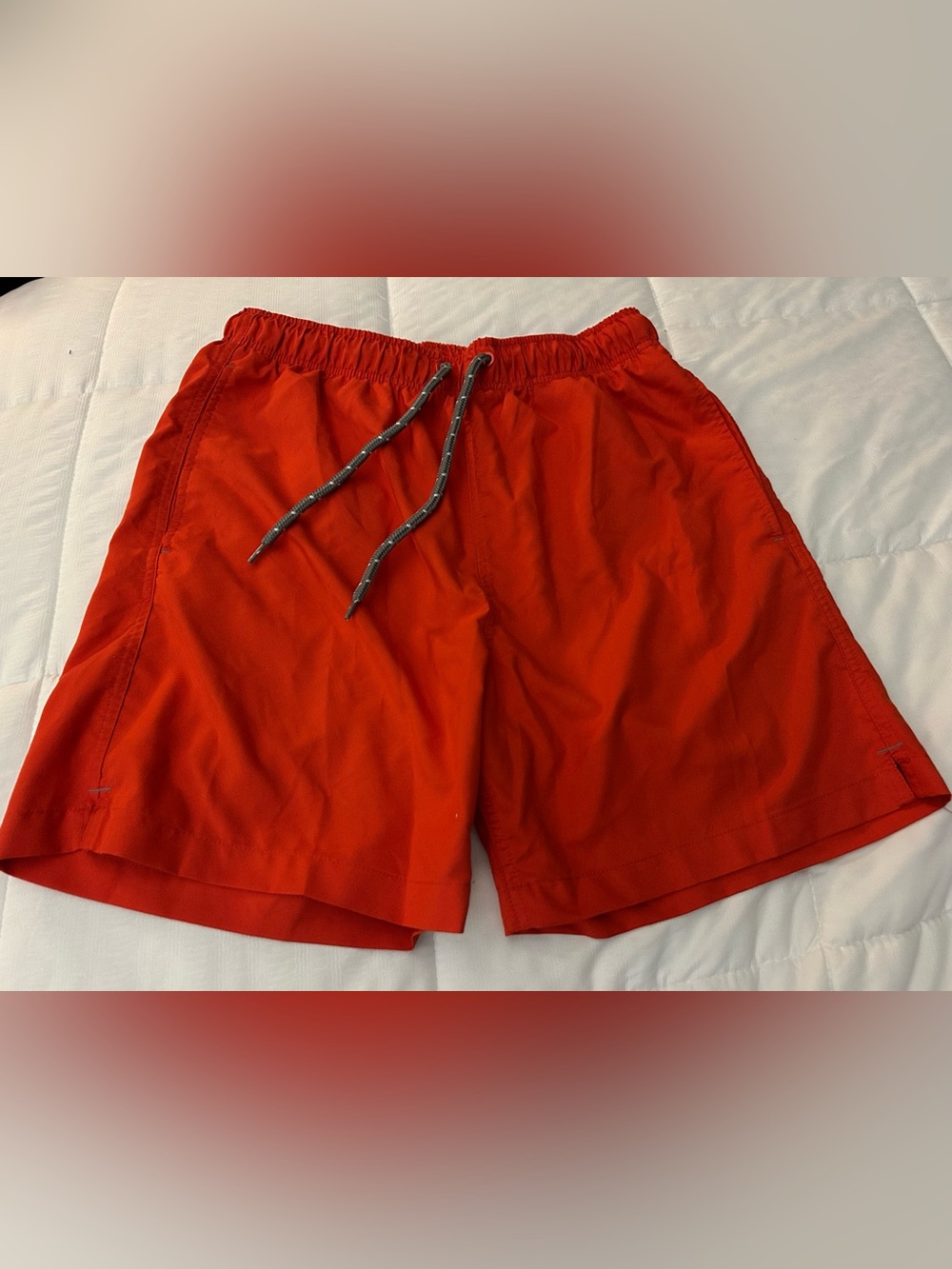 Bright Red Laguna Originals Drawstring Swim/Active Shorts•Size Medium•6”Inseam